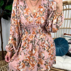 Endlessly Devoted Garden Floral Dress